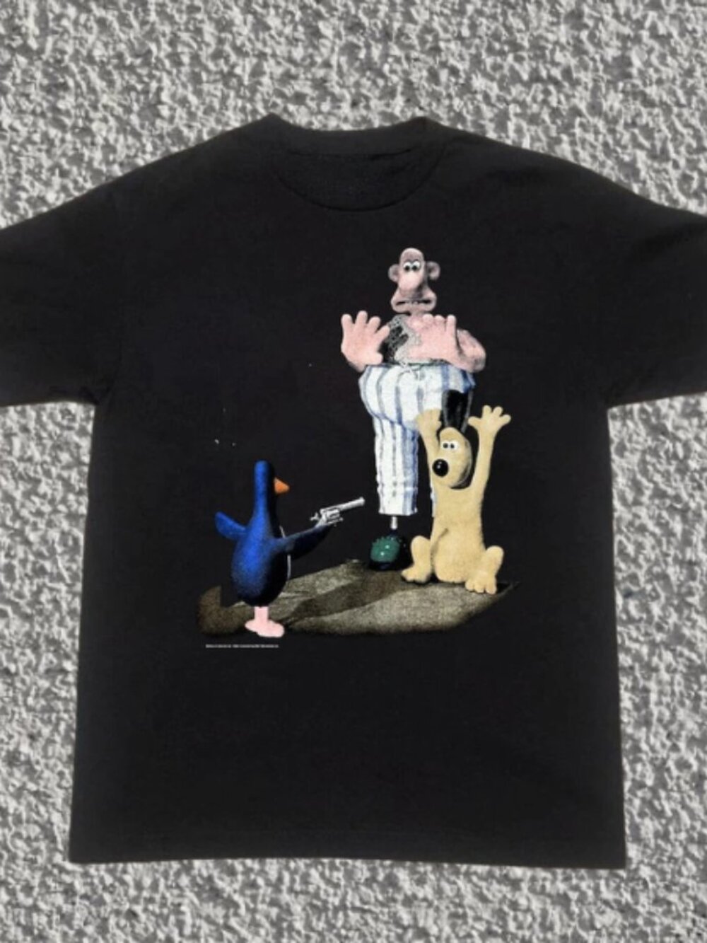 Wallace and Gromit Movie Funny Graphic 1989 T-Shirt